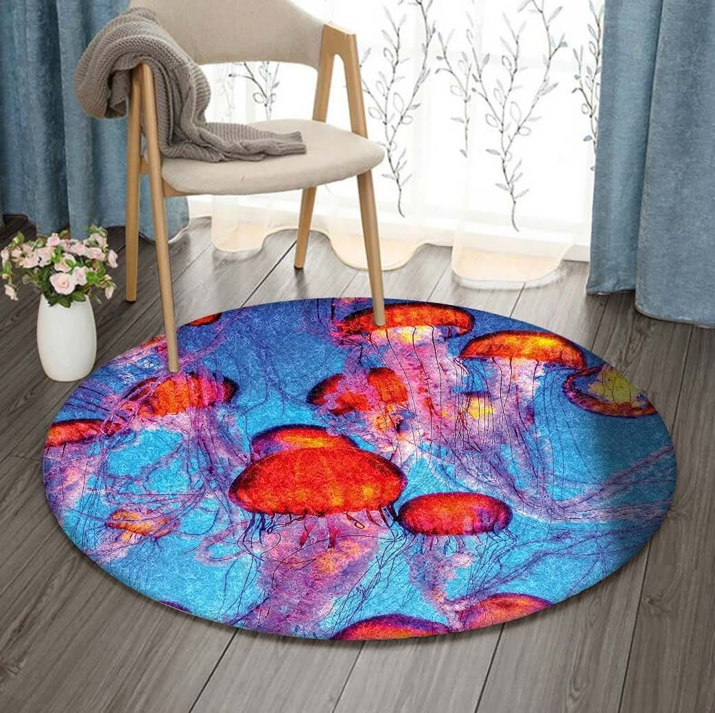 Jellyfish Round Carpet
