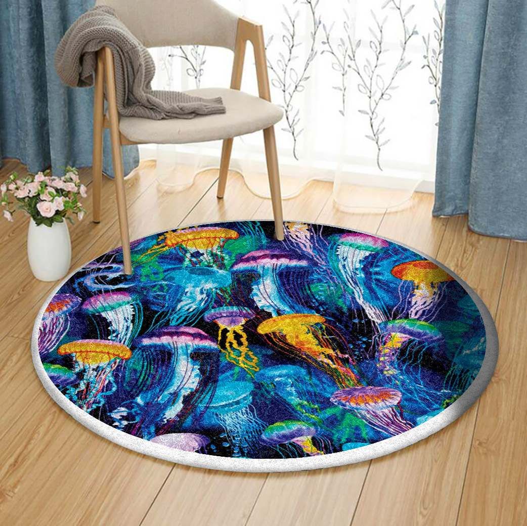 Jellyfish Round Carpet