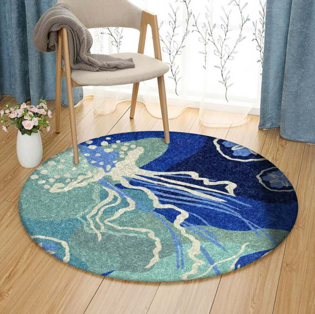 Jellyfish Round Carpet