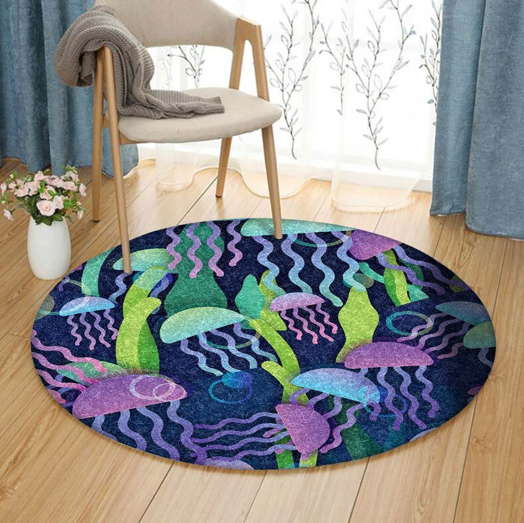 Jellyfish Round Carpet
