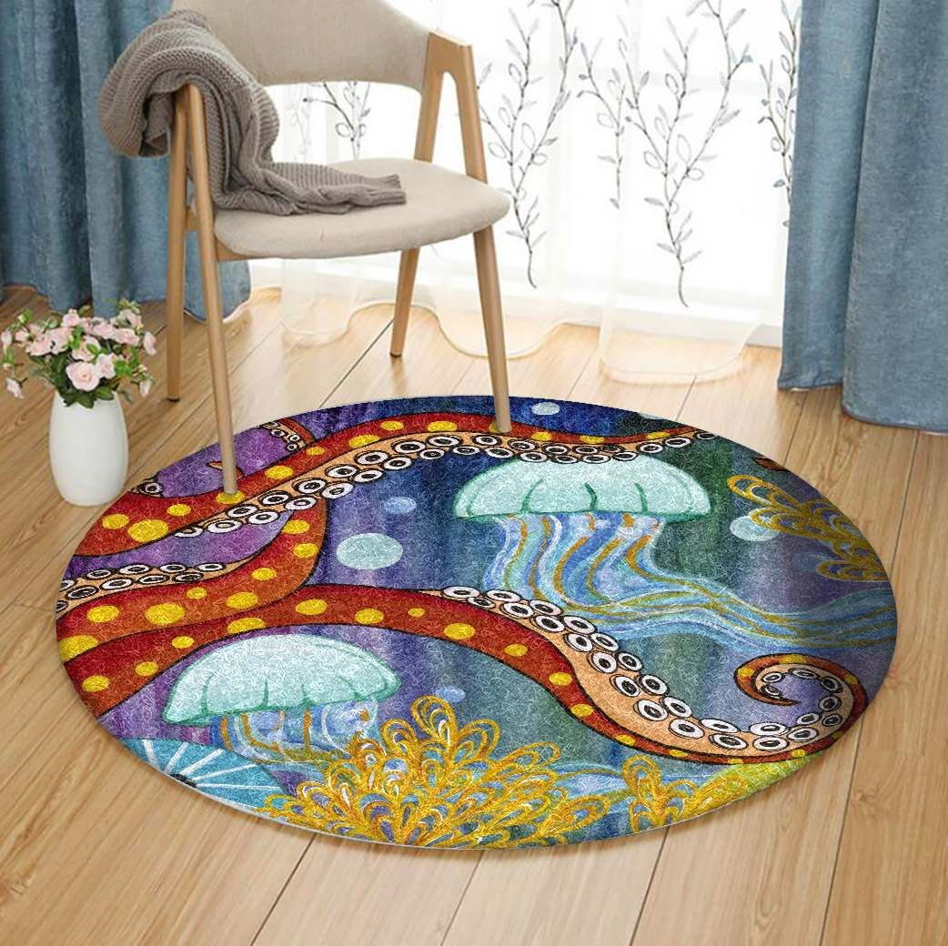 Jellyfish Round Carpet