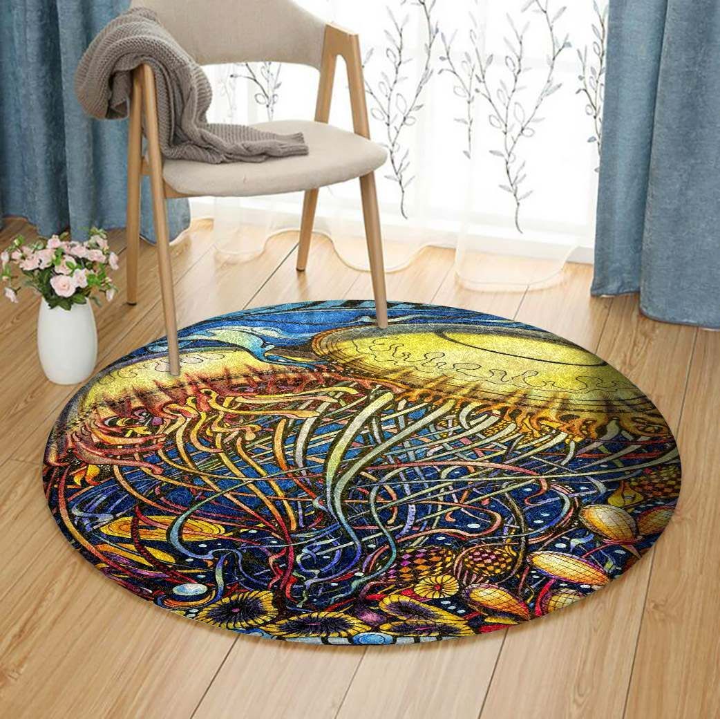 Jellyfish Round Carpet
