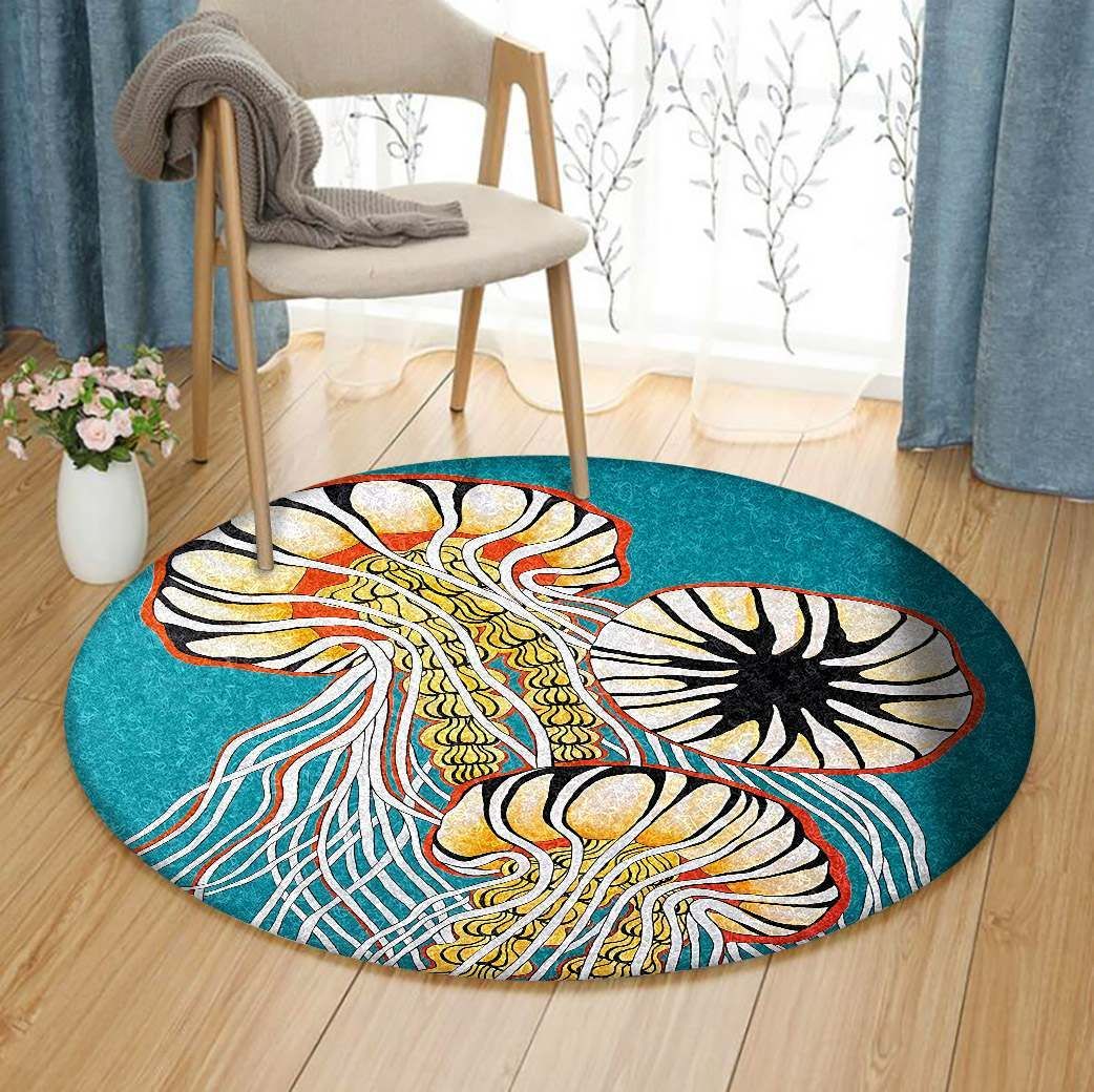Jellyfish Round Carpet