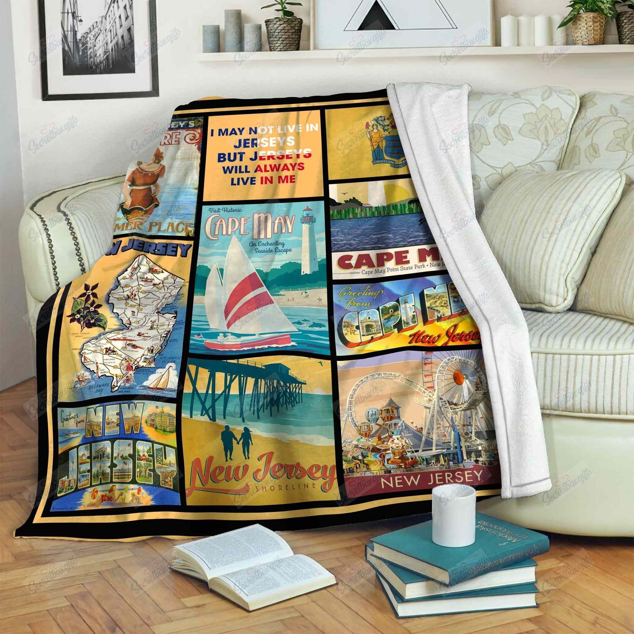 Jersey Cape May Fleece Blanket