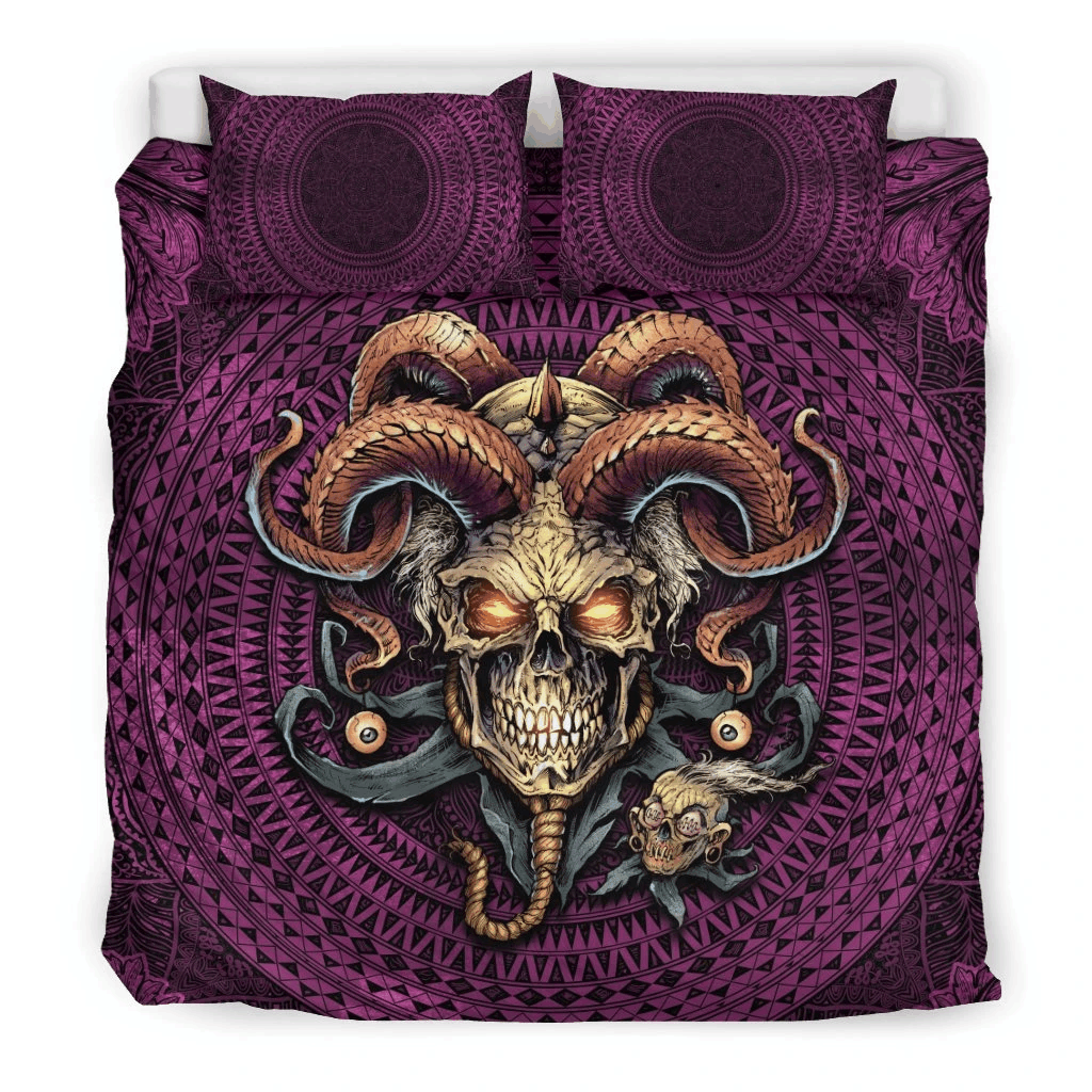 Jester Skull Bedding Set