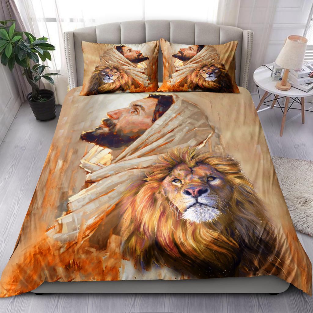 Jesus And Lion Bedding Set