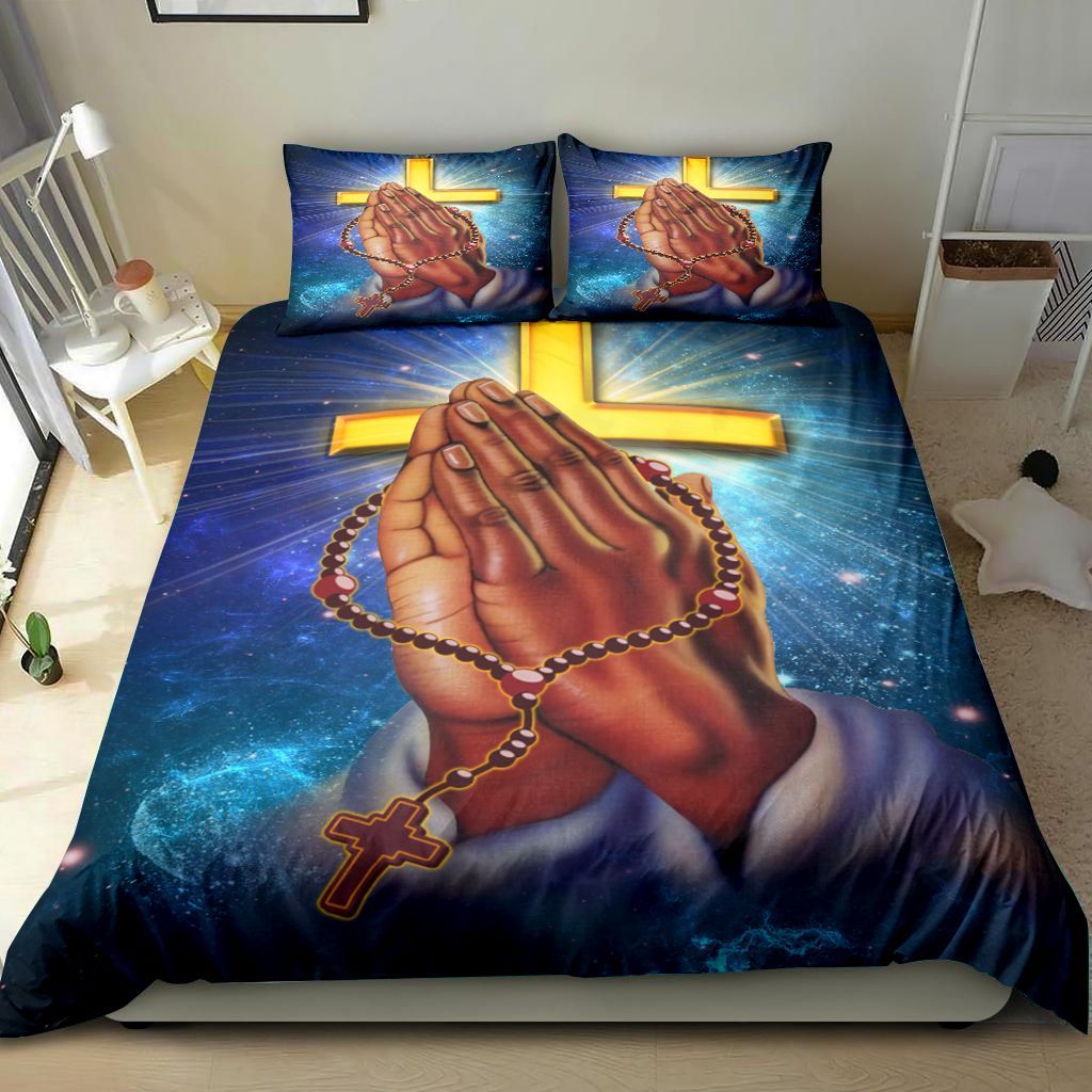 Jesus Christ My Light My God Bedding Set