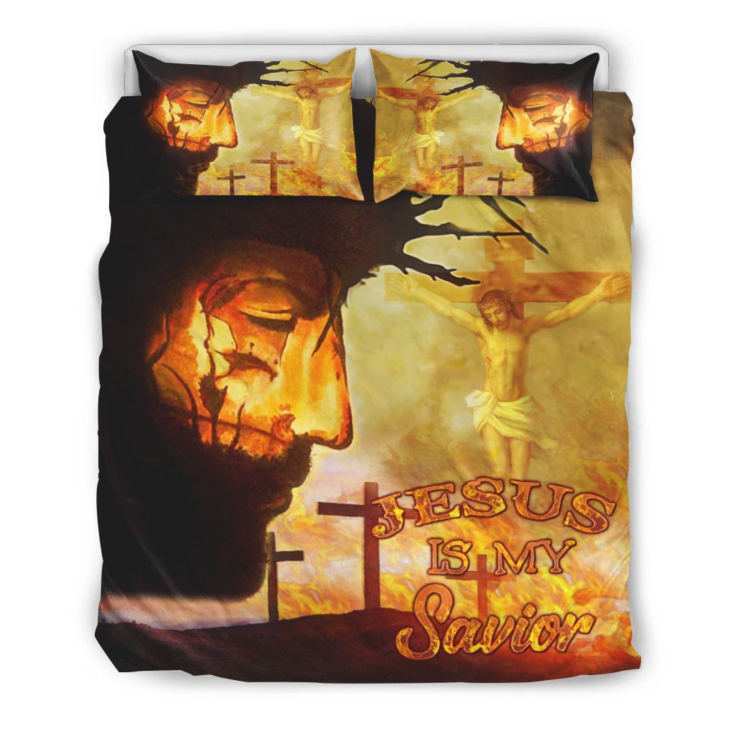 Jesus Is My Savior Bedding Set