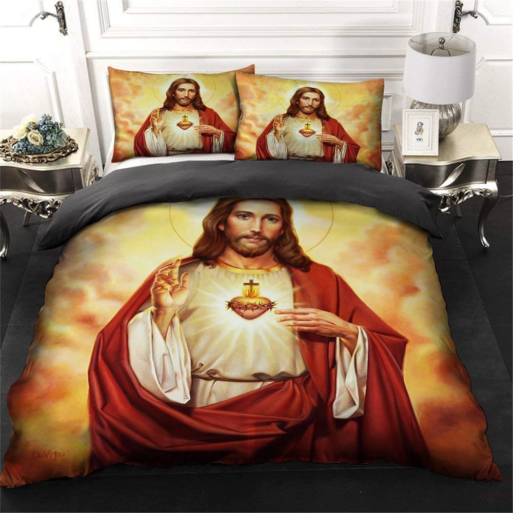 Jesus Is Our Savior Bedding Set