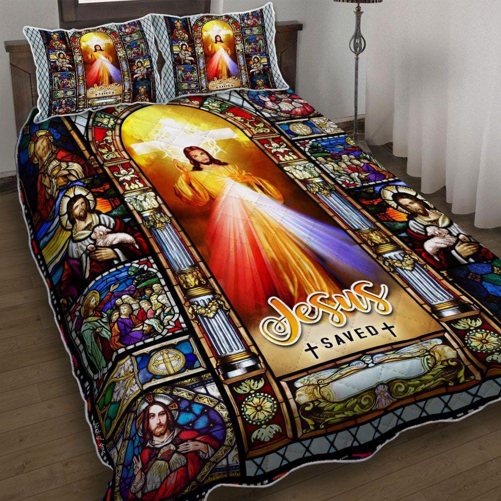 Jesus Of Divine Mercy Bedding Set