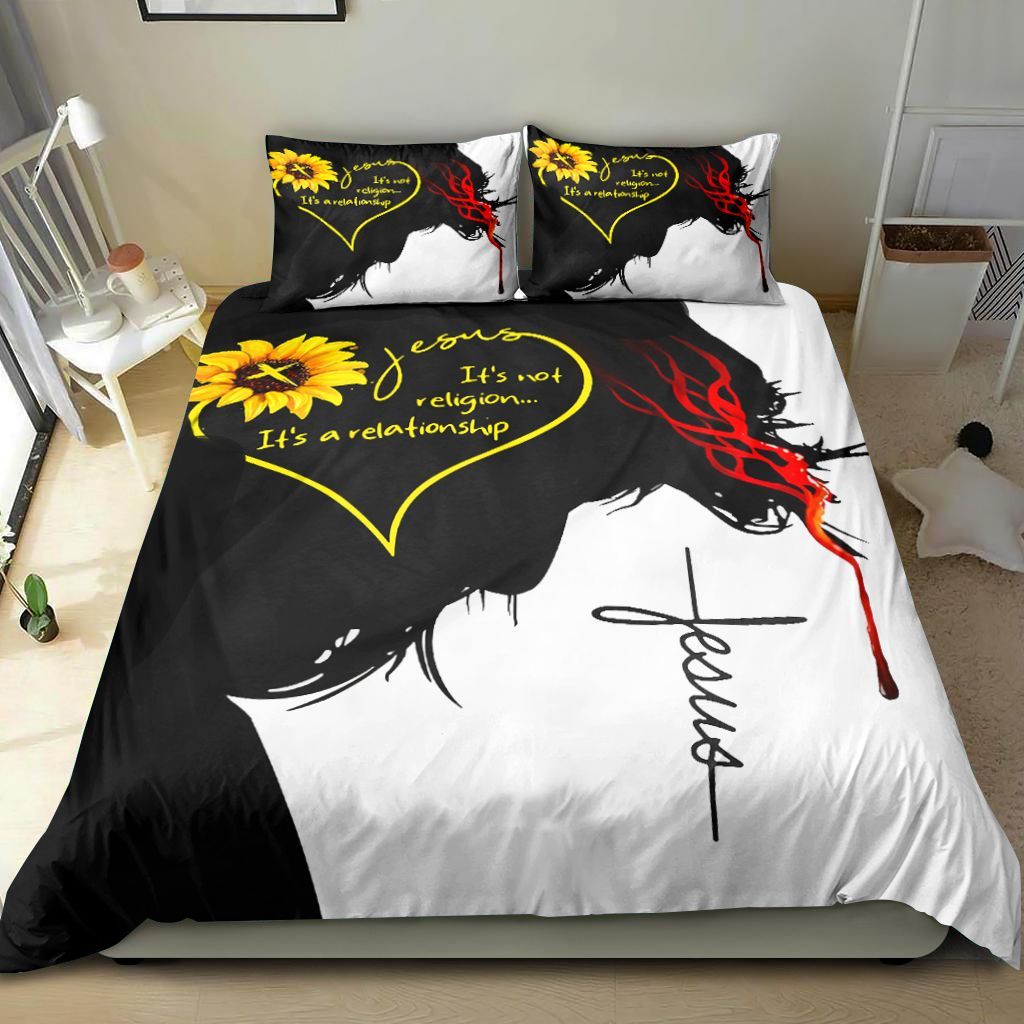 Jesus Sunflower Bedding Set