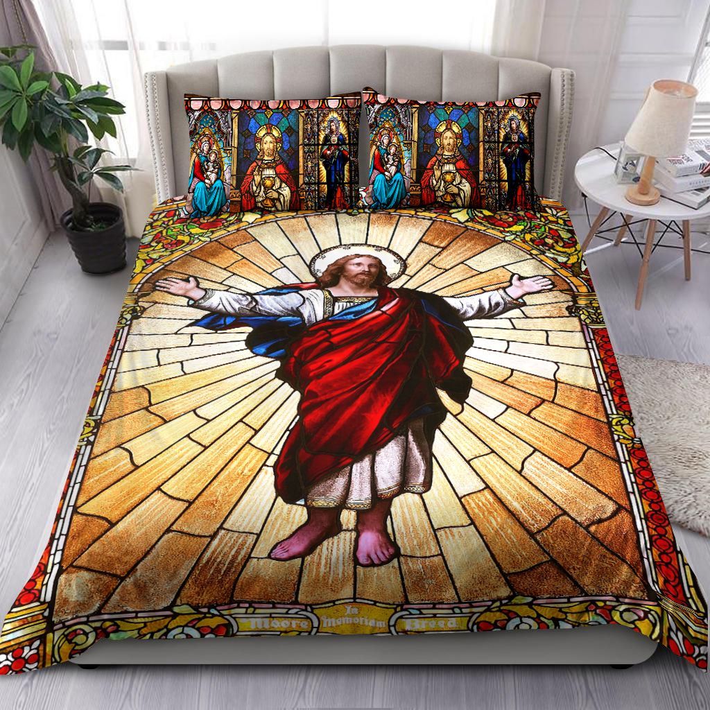 Jesus The God From Heaven Bedding Set