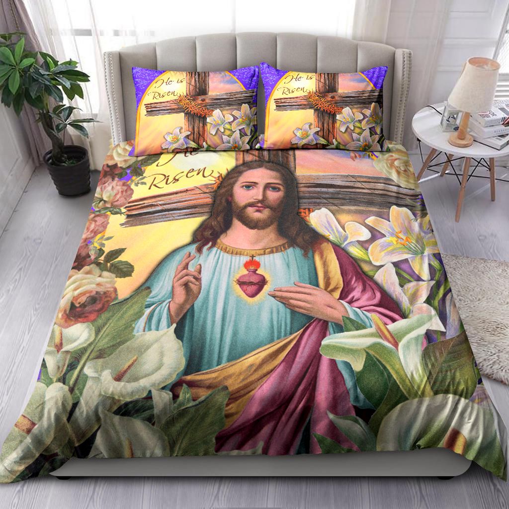 Jesus Vintage Rising Bedding Set