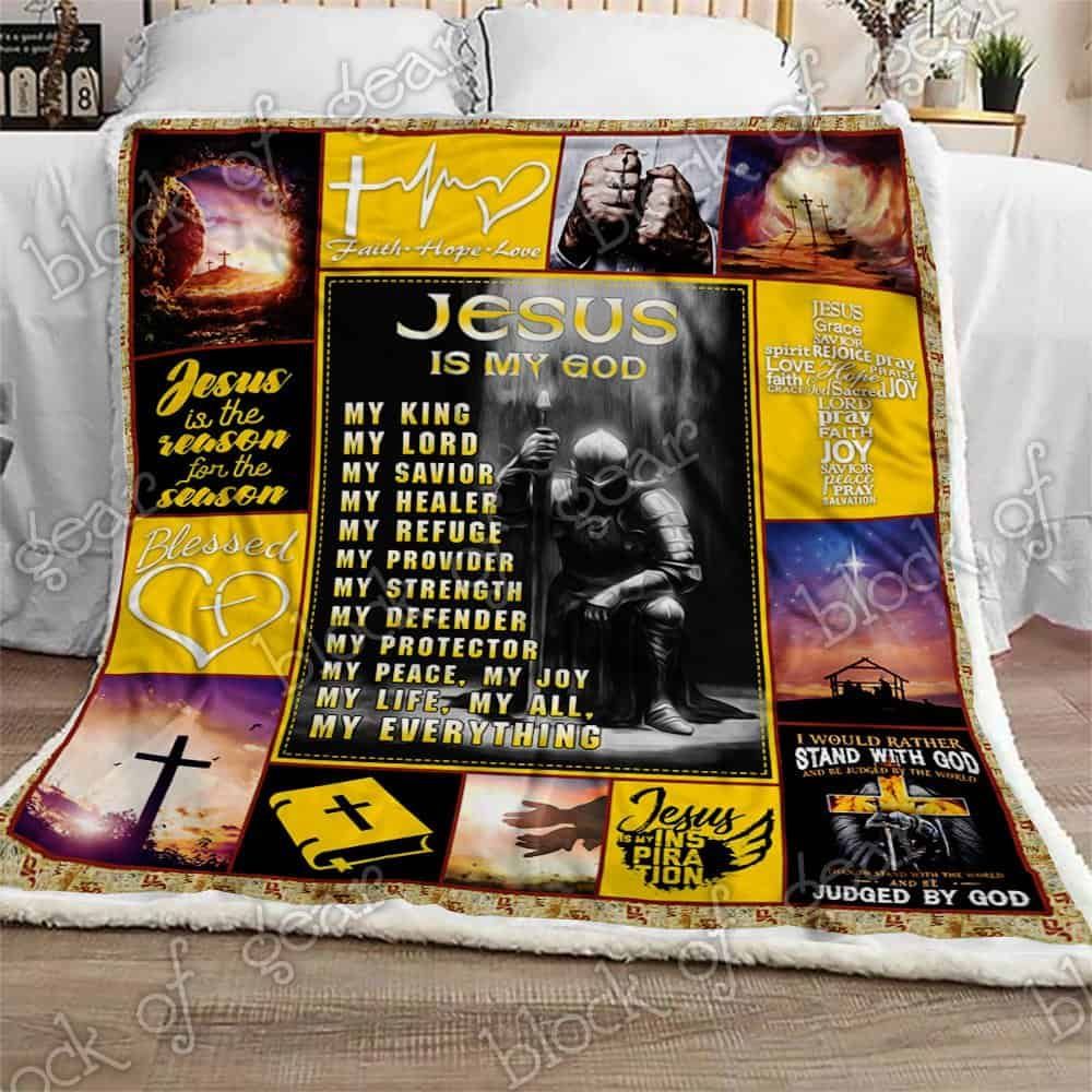 Jesus You Are My Everything Fleece Blanket