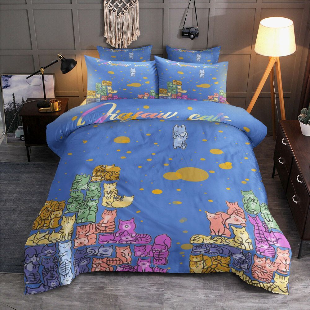 Jigsaw Cats Bedding Set