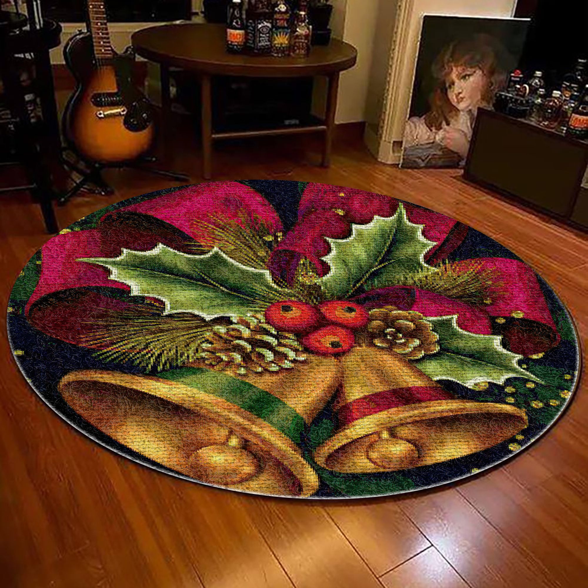Jingle Bell Round Carpet