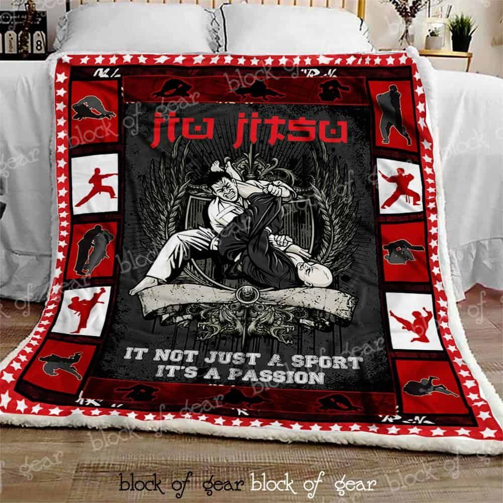 Jiu Jitsu Fleece Blanket