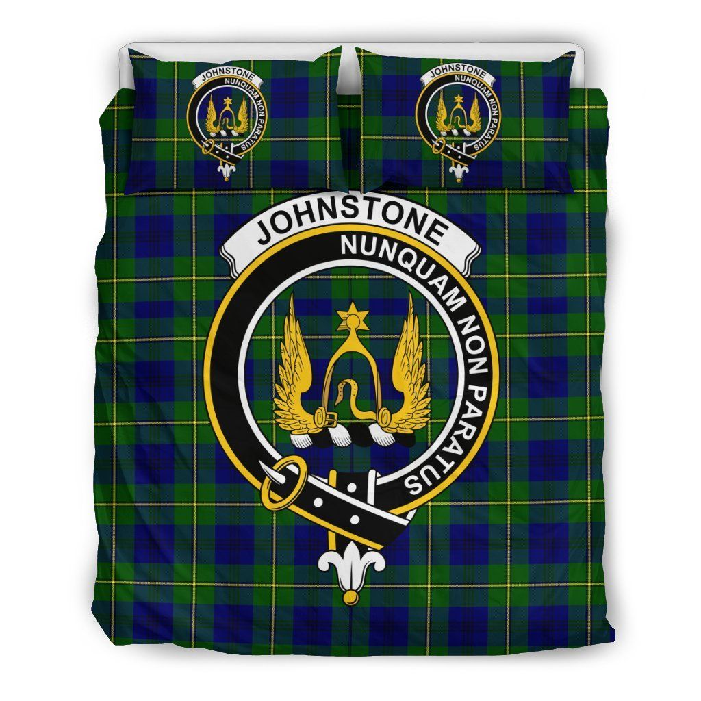 Johnston Clan Badge Tartan Bedding Set