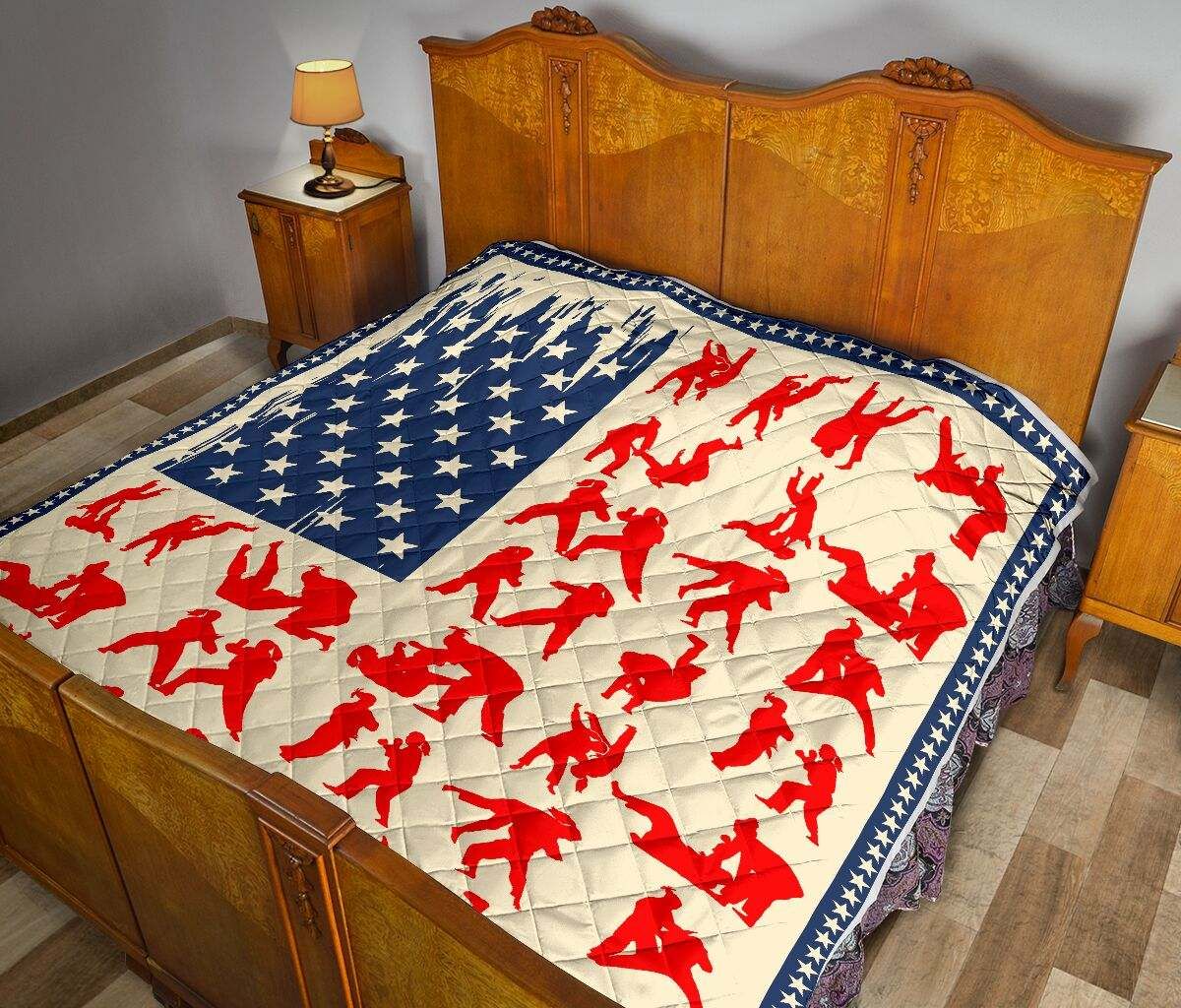 JUI JITSU AMERICAN FLAG QUILT DHC281111100DD