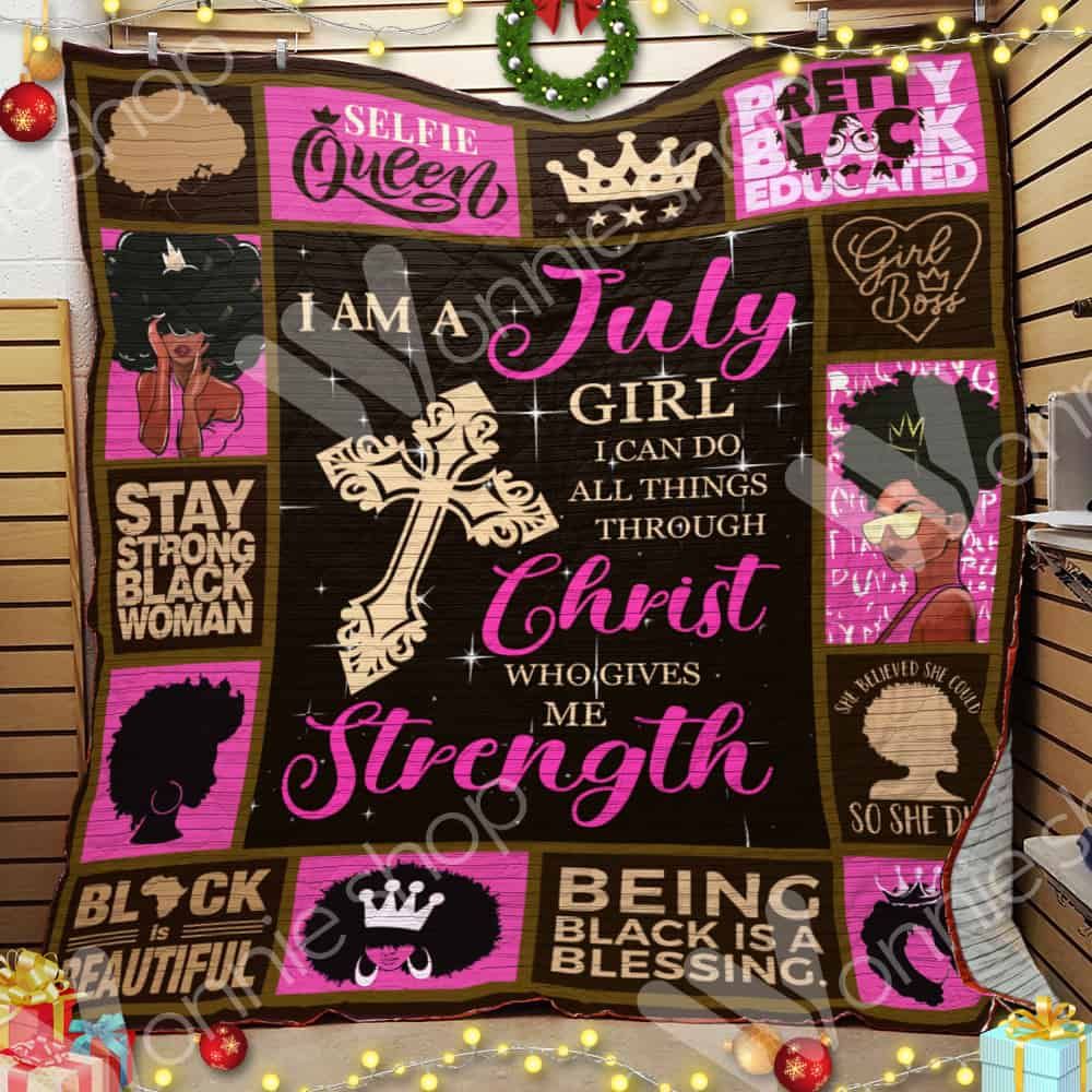 July Black Women Quilt Blanket DHC01021090TD