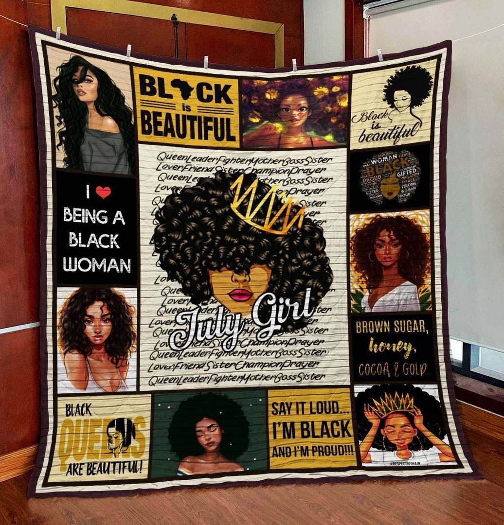 July Black Women TU170701A TBG Quilt blanket