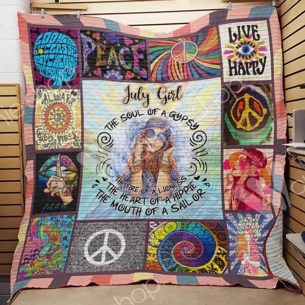 July Hippie Girl Quilt Blanket DHC0302915TD