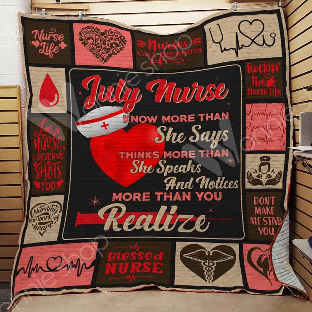 July Nurse Quilt Blanket DHC1002899TD
