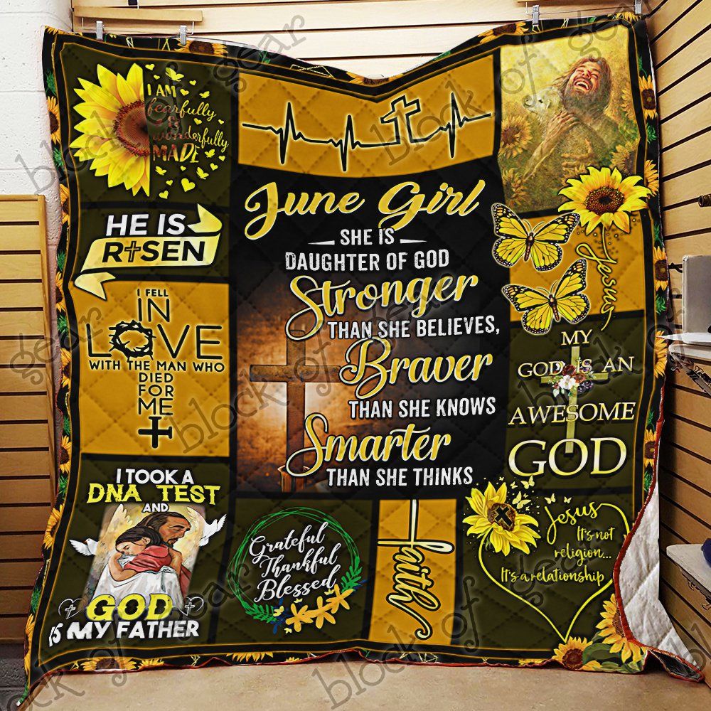 June Girl Daughter Of God Quilt Psl637M6 Dhc11122709Dd