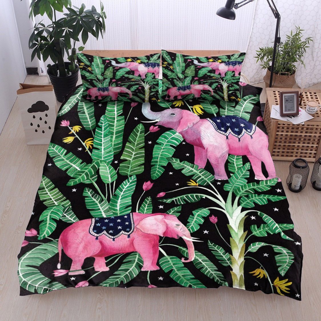 Jungle Elephant Bedding Set