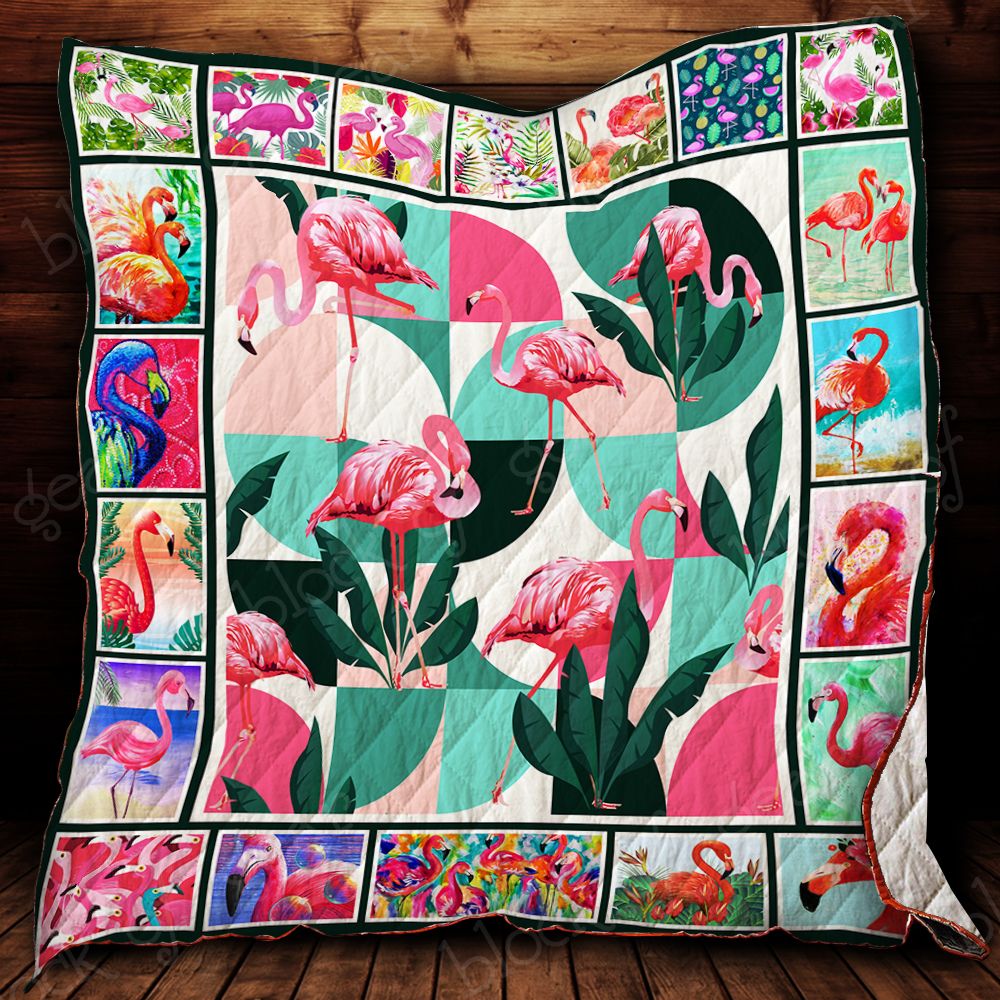 Jungle Pink Flamingos Quilt D343 Dhc11121461Dd