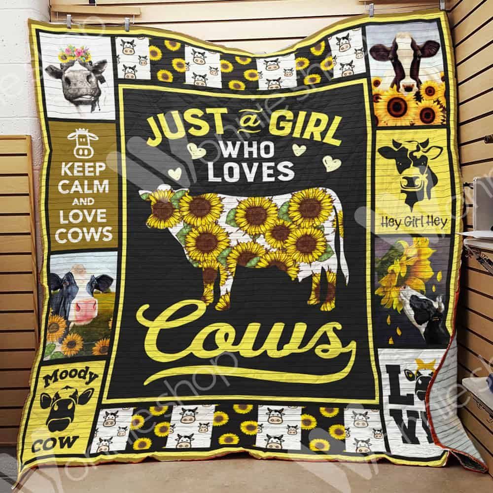 Just A Girl Who Loves Cows GS-CL-LD0611 Quilt Blanket