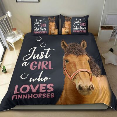 Just A Girl Who Loves Finnhorse Bedding Set