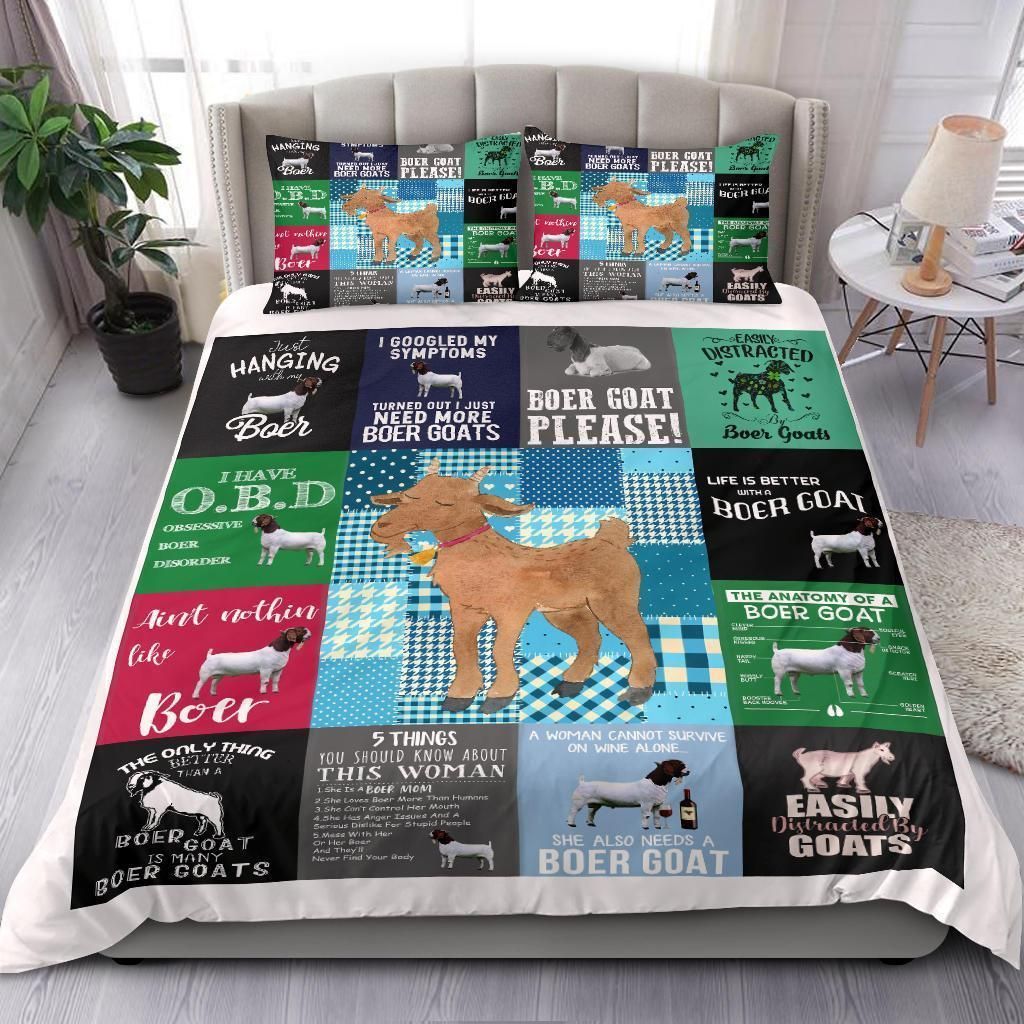 Just Hanging With My Goat Bedding Set