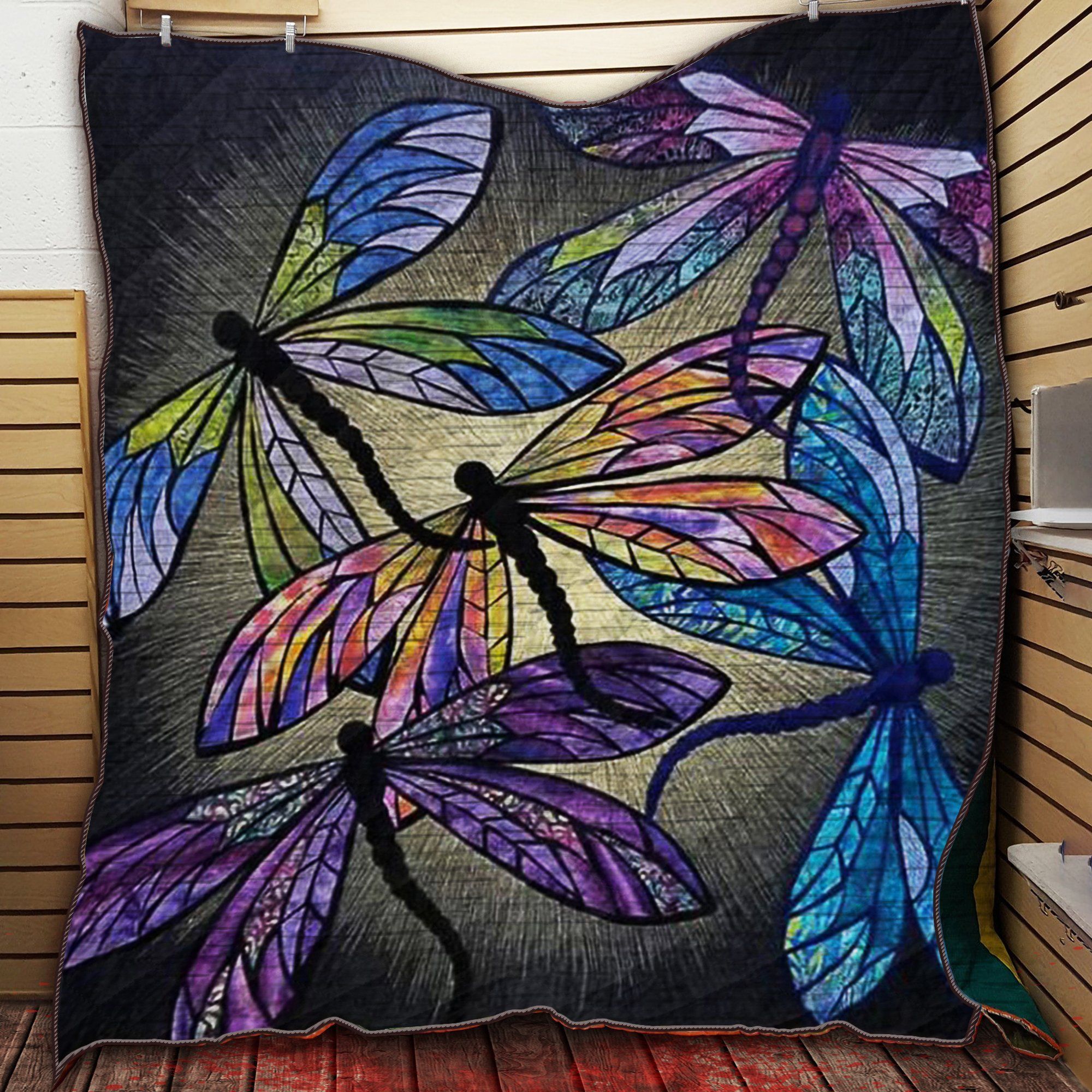 K Dragon Fly Quilt Blanket Dhc09121865Dd