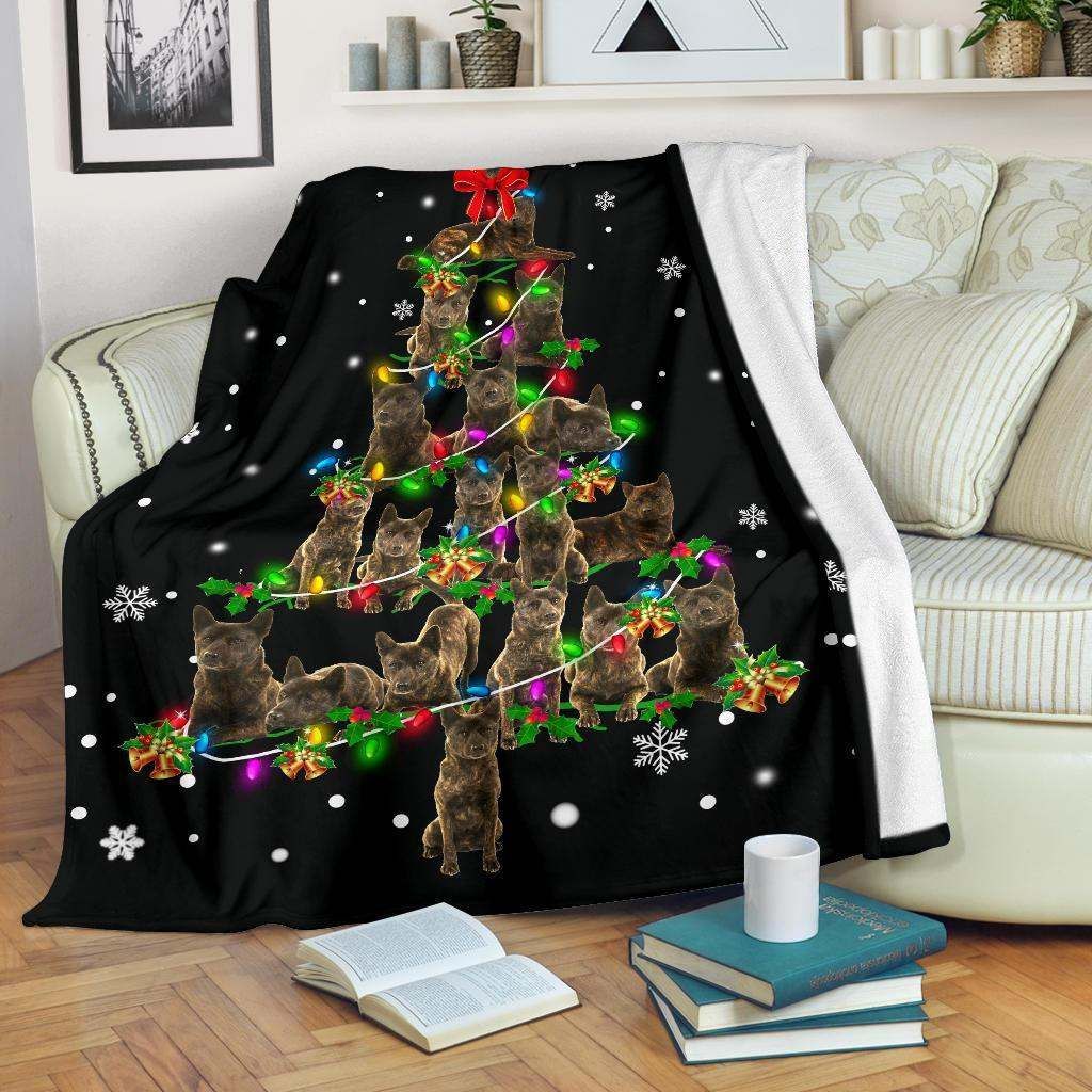 Kai Ken Christmas Tree Blanket
