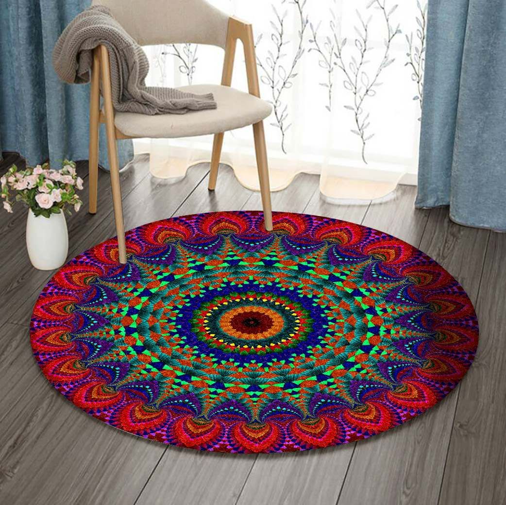 Kaleidoscope Round Carpet