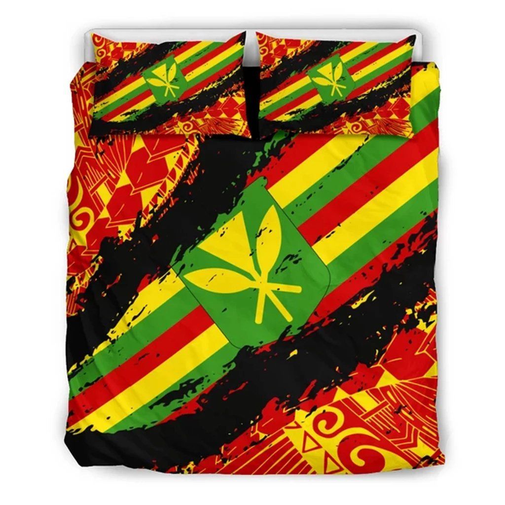 Kanaka Flag Polynesian Bedding Set