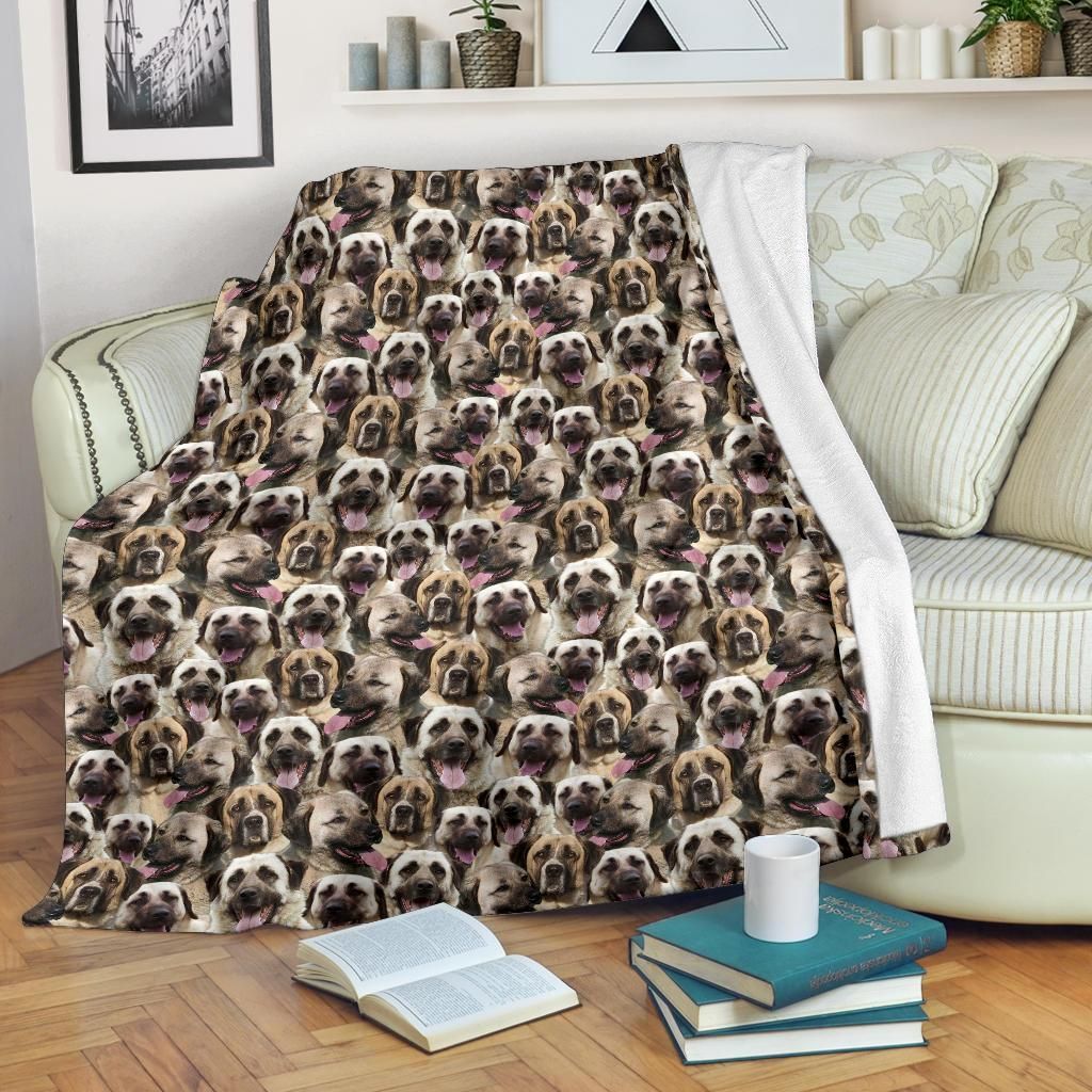 Kangal Dog Sherpa Fleece Blanket