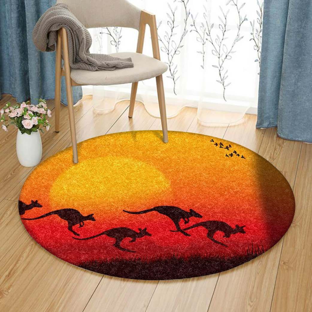 Kangaroo Round Carpet