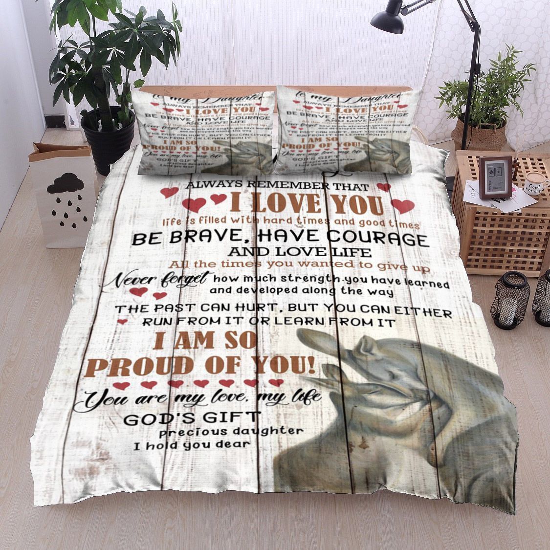 Kangaroo To My Daughter Bedding Set