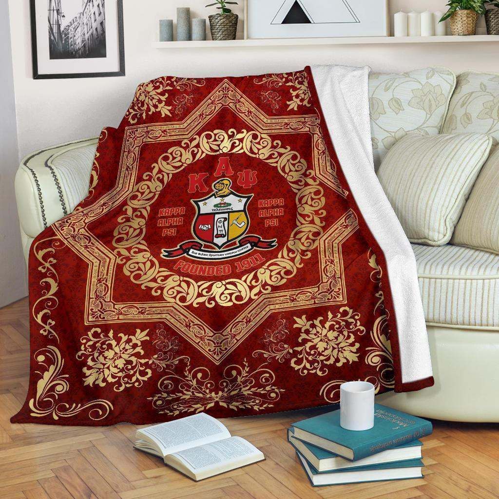 Kappa Alpha Psi Sherpa Fleece Blanket