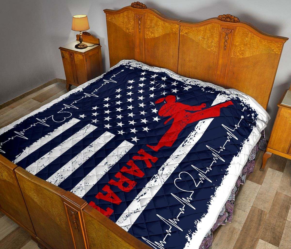 KARATE AMERICA FLAG Quilt DHC281110925DD