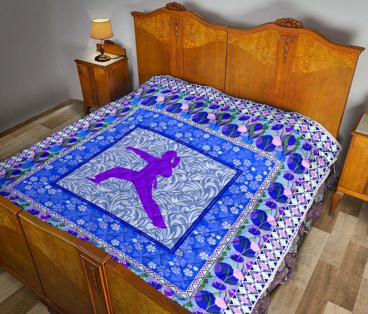 KARATE FLOWER PURPLE BLUE KD DHC281110914DD