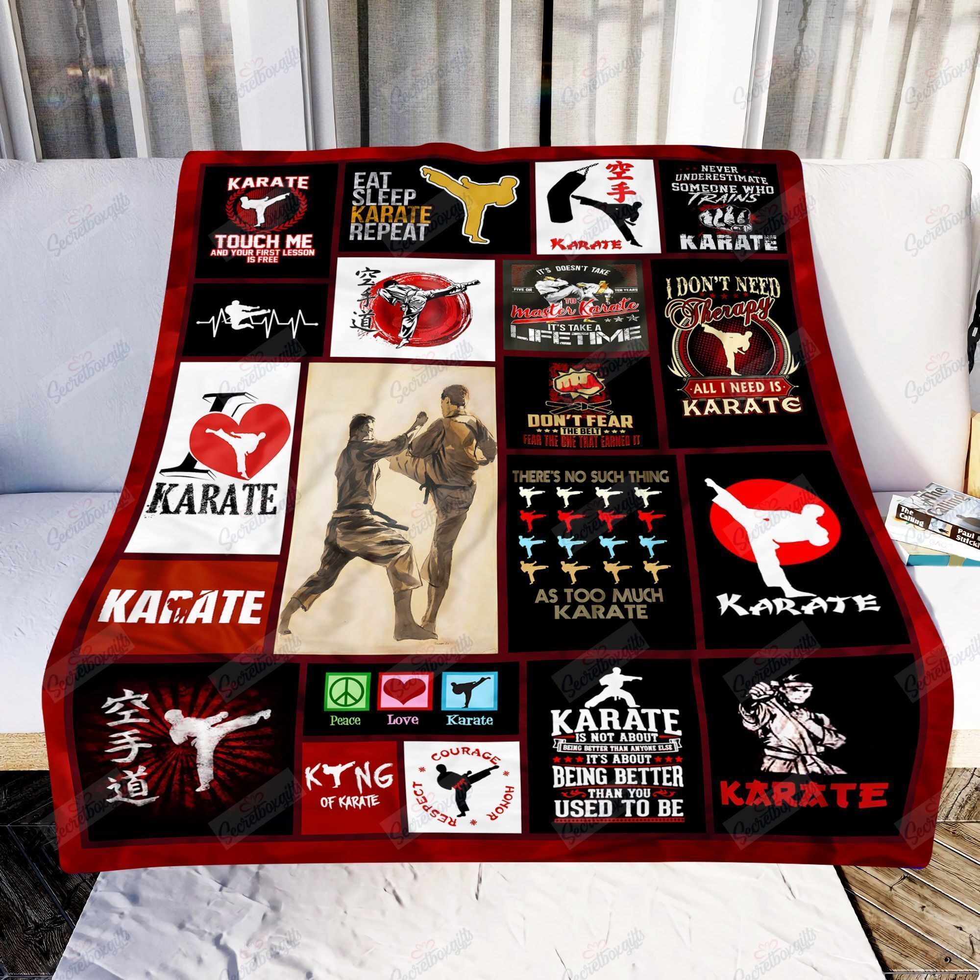 Karate Fleece Blanket