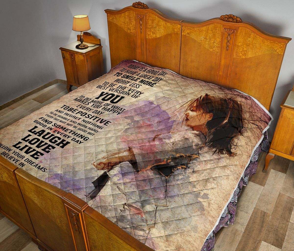 KARATE TODAY IS A GOOD DAY QUILT DHC281110922DD