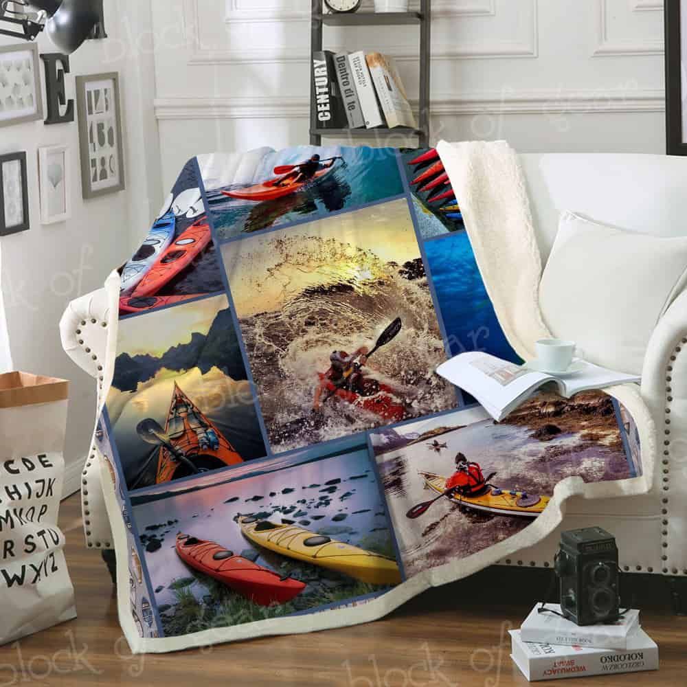 Kayaking Fleece Blanket