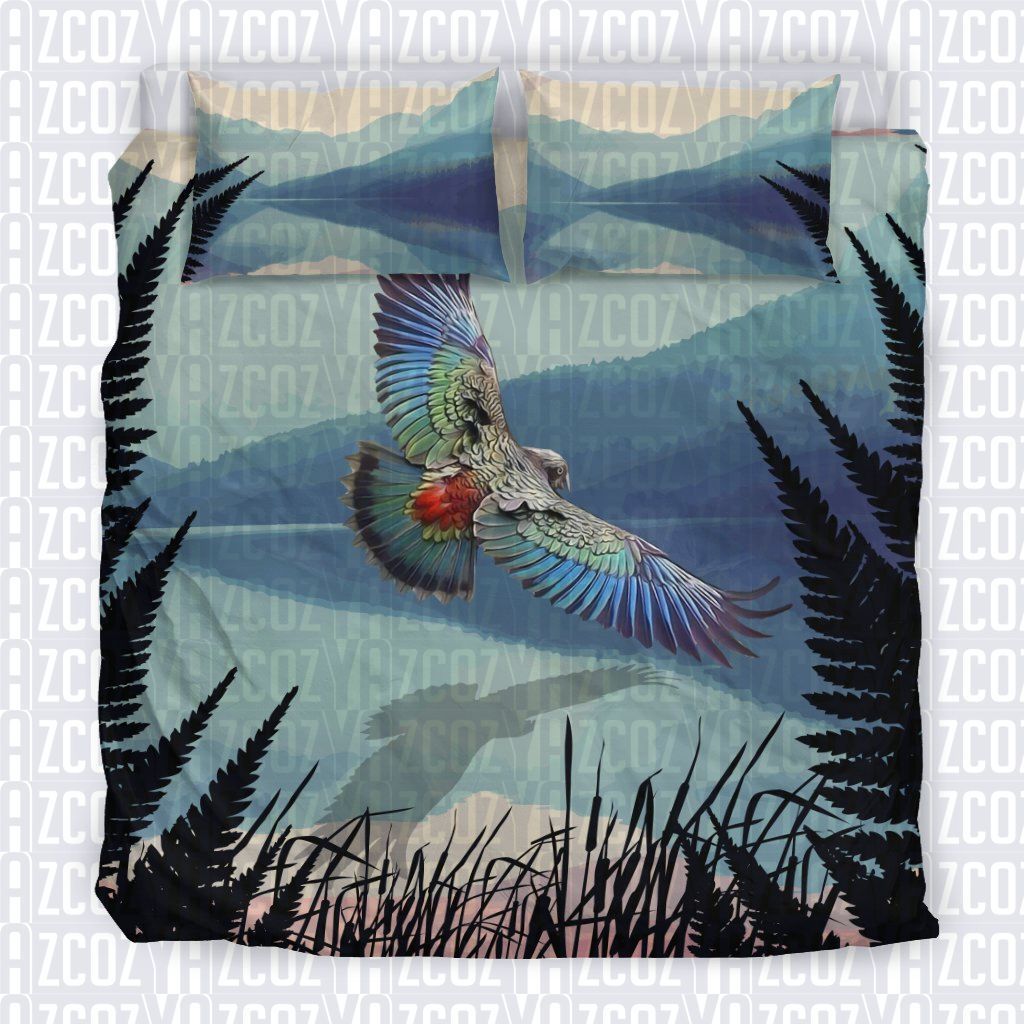 Kea Bird New Zealand Bedding Set