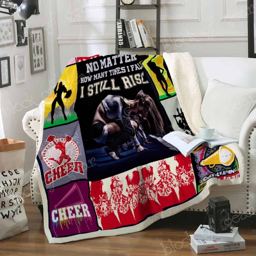 Keep Calm And Cheer On Fleece Blanket