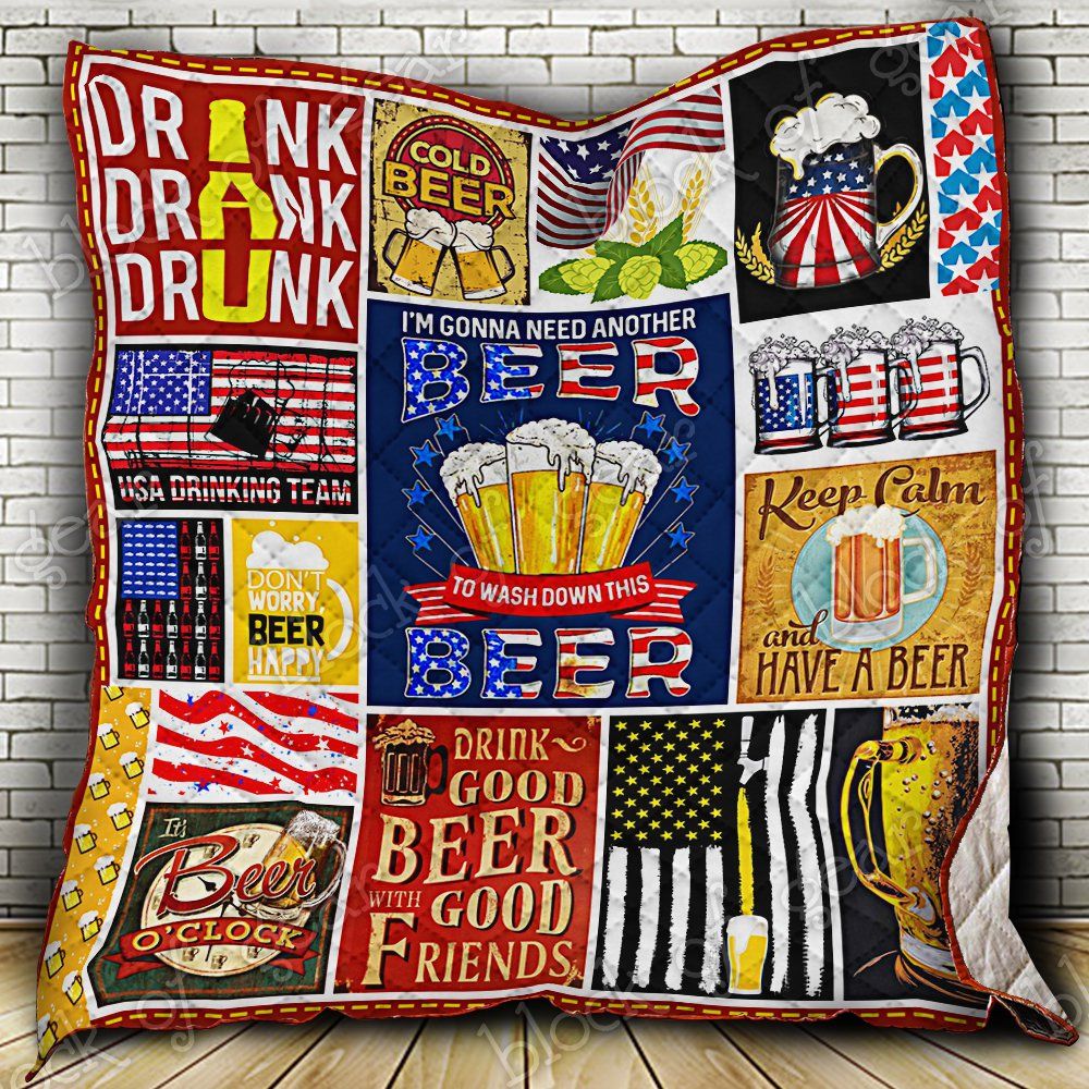 Keep Calm And Have A Beer Quilt Thb1139 Dhc11124198Dd