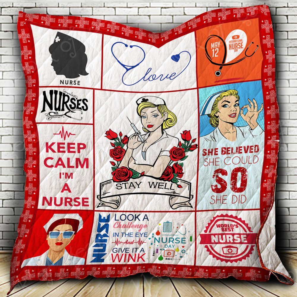 Keep Calm im A Nurse Quilt Ss081 Dhc11123492Dd